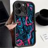 Чехол для телефона для iPhone 17 Pro Max 16 14 15 Plus 11 12 Pro 13 Air 17e Зеленый узор граффити