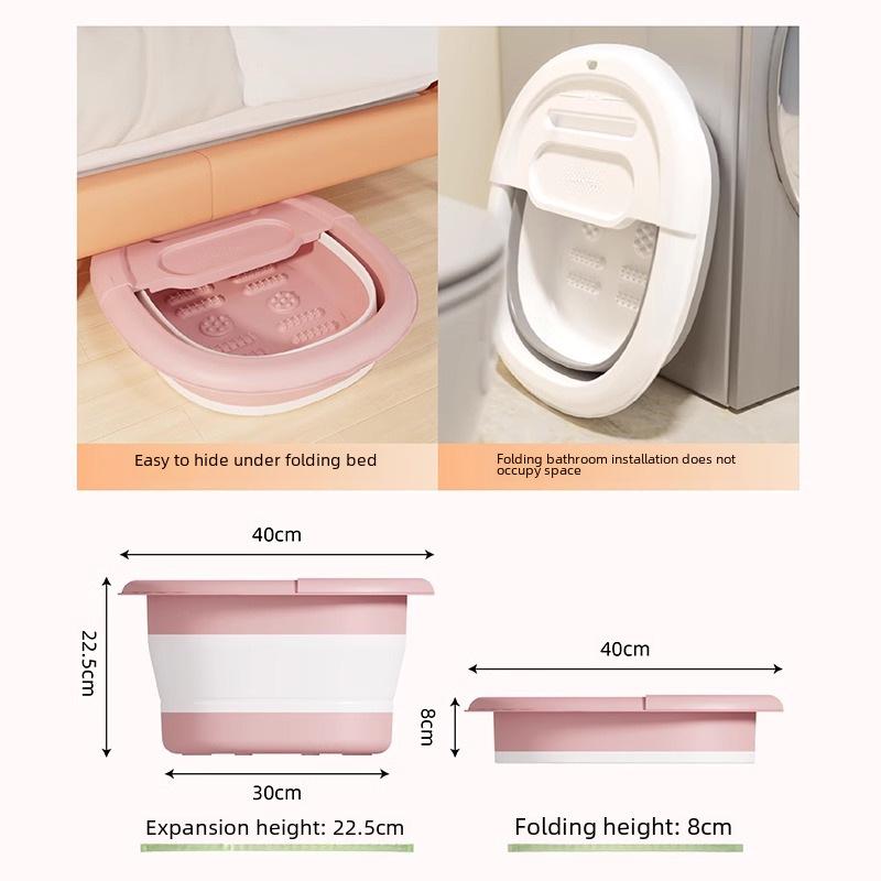 Portable Heated Foot Massage and Bath Bucket for Home Use