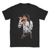 Мужская футболка Майкл Джексон Поет вживую Bad World Tour 1988 Футболки Мода Летняя Футболка Y2K Хлопковая Одежда Большого Размера