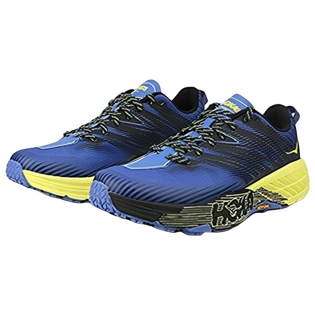 Hoka One One Speedgoat 4 Легкие Удобные Амортизирующие Нескользящие Прочные Низкие Тренировочные Кроссовки для Бега Мужские кроссовки 1106528-BIEP
