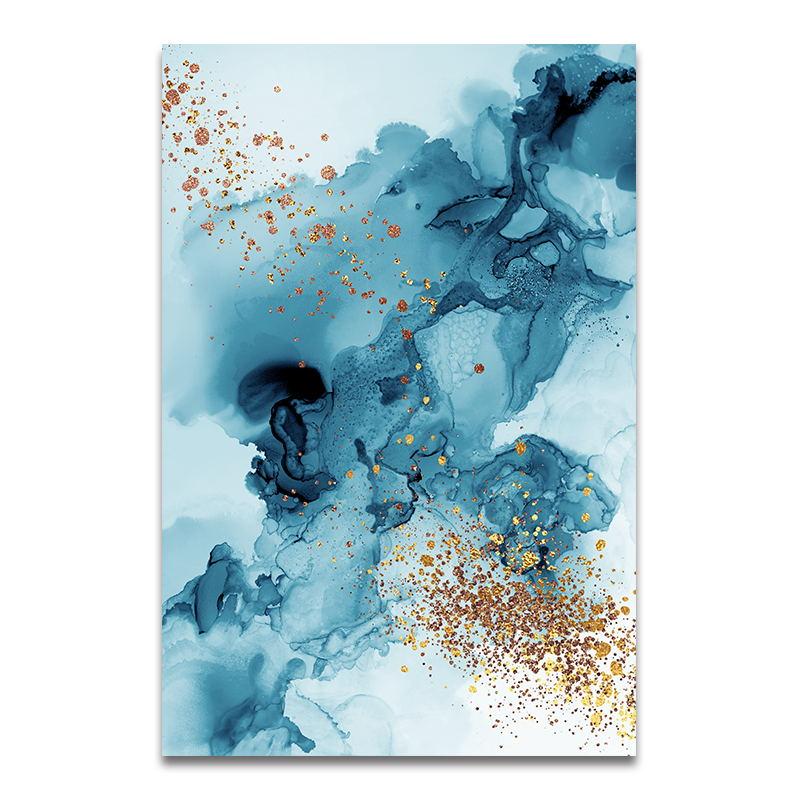 Современные акварельные чернила абстрактный настенный постер минималистский холст с принтом декоративная живопись современное искусство украшение дома картина