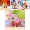 Exquisite Thai Elephant Keychain With Sparkling Rhinestones For Chic Fashion Accessories