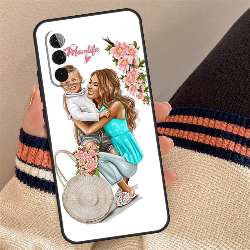 СУПЕР МАМА МАМА МАМА МИЛЫЙ МАЛЫШ Чехол Для Samsung Galaxy A16 A26 A36 A56 A55 A35 A15 A52 A32 A12 A53 A33 A13 A14 A34 A54 A17