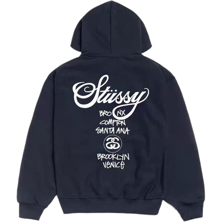 Stussy World Tour Pigment Dyed Hoodie 3923962