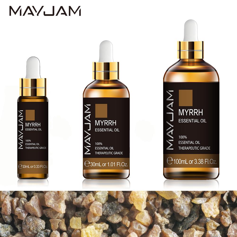 MAYJAM 10 мл/30 мл/100 мл чистое эфирное масло мирры, натуральная растительная терапия, ароматерапия, диффузор, увлажнитель, массаж, снятие стресса, здоровый уход