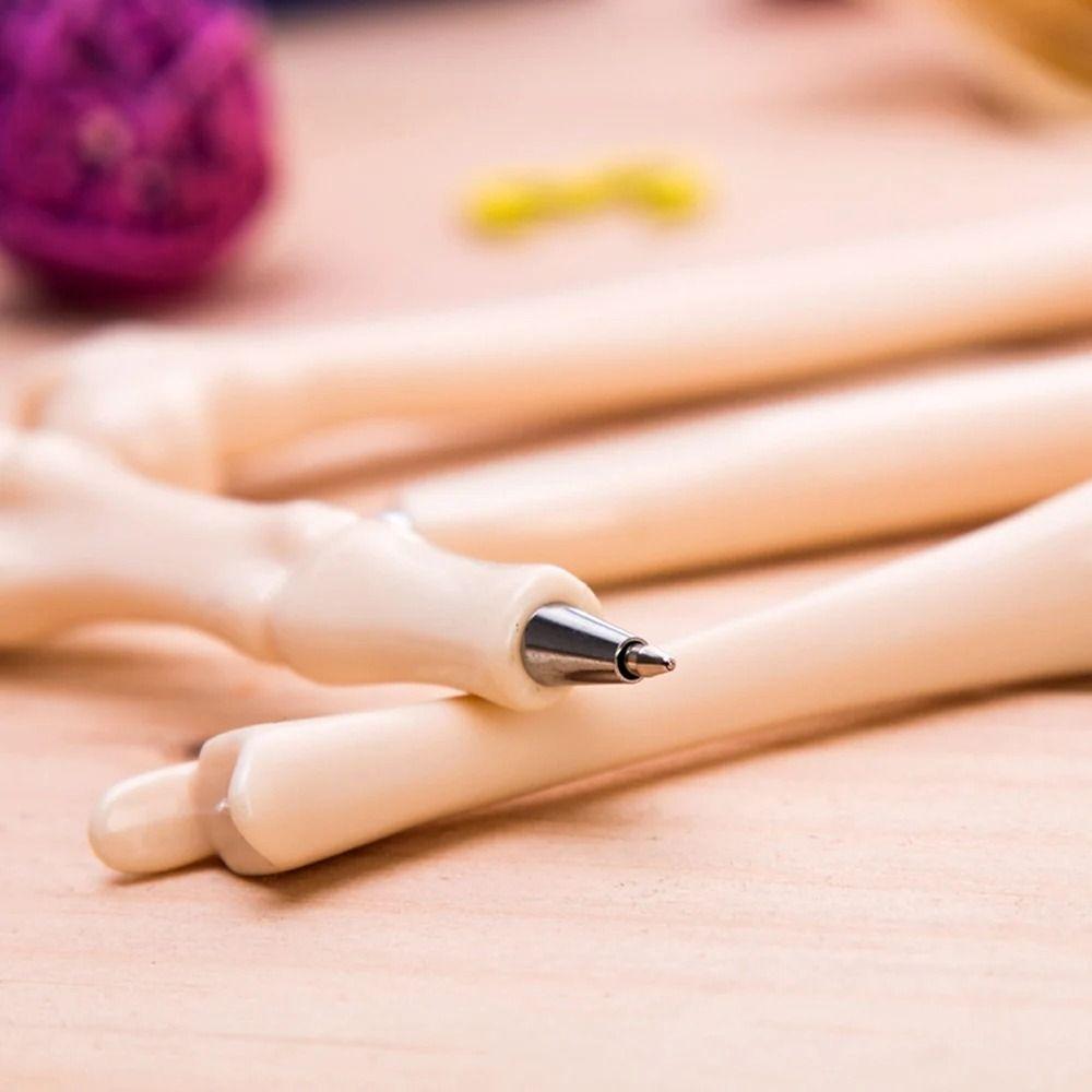 5Pcs Type 1.0 Bone Ballpoint Pens Length 14.7cm Bone Shape Ballpoint Bone Shaped School Pens Office