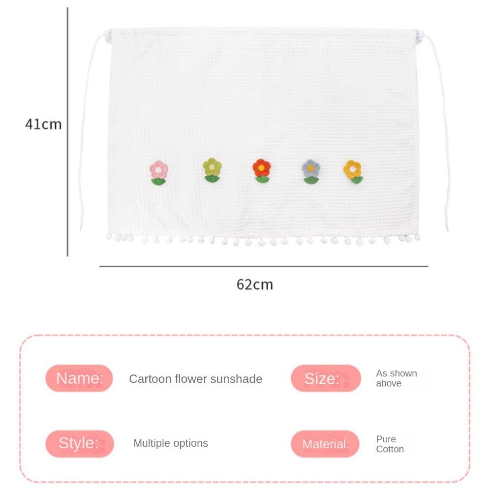 UV Protection Flower Car Blackout Curtain Car Curtain Car Bear Sliding Curtain Car Window