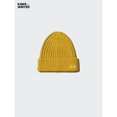 Uniqlo Японская коровья зимняя теплая вязаная шапка Heattech