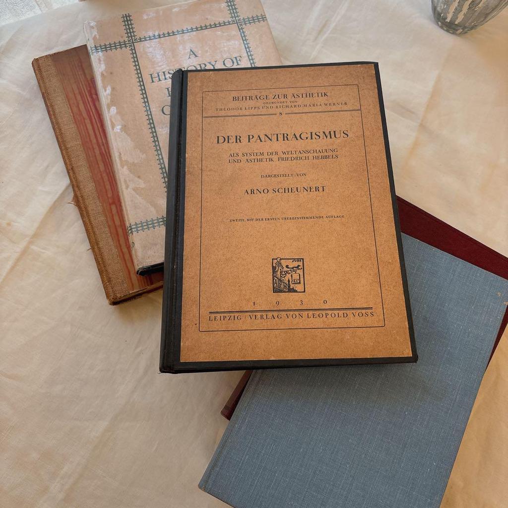 [Б/У] Антикварные винтажные книги, старые книги, набор из 5 штук, для интерьера, шебби-шик