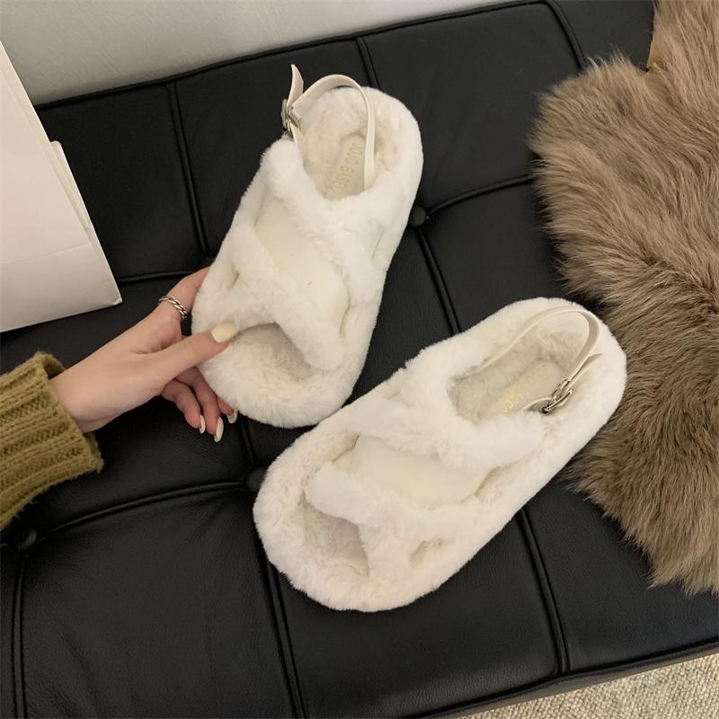 Новые стильные удобные туфли для женщин, универсальные римские сабо с пряжкой на ремешке и каблуком, шлепанцы на платформе, женские бежевые туфли-кроссовки