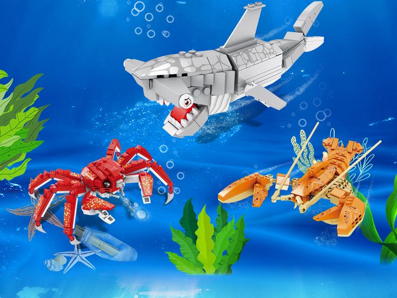 KaiZhi Ocean Building Blocks Educational Toy (Model 80045): Small Parts Assembly Gift for Boys