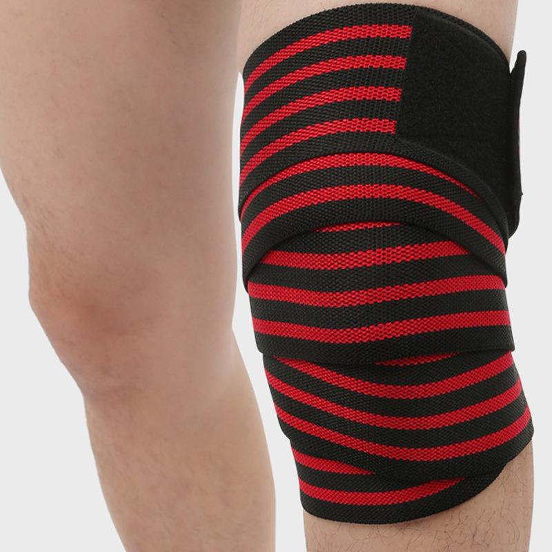 Manufacturers Customized Sports Kneepads Squat Weightlifting Competitive Nylon Kneepads Fitness Protectors Knee Support Straps Kneepads.