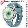 22 мм силиконовый ремешок для часов Huawei watch GT6 эластичный спортивный ремешок для Huawei Band GT6 браслет для смарт-часов сменный аксессуар