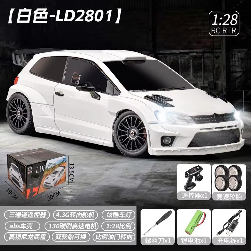 Новый полноразмерный 4WD RC Drift Car 1:28 гоночных машинок 2.4g радиоуправляемые 4WD высокоскоростные модели автомобилей игрушки детские подарки