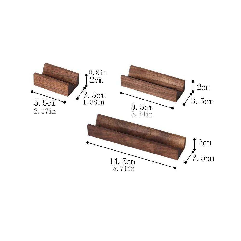 Walnut Ring Display Rack Wood Base Jewelry Photography Props Earring Storage Tray Home