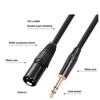 6,35 мм 6,5 Джек 3-контактный Стерео Штекер Разъем Кабель к Микрофону XLR штекер Аудио 3-контактный Динамик XLR для HDTV DVD 1 м/1,8 м/3 м