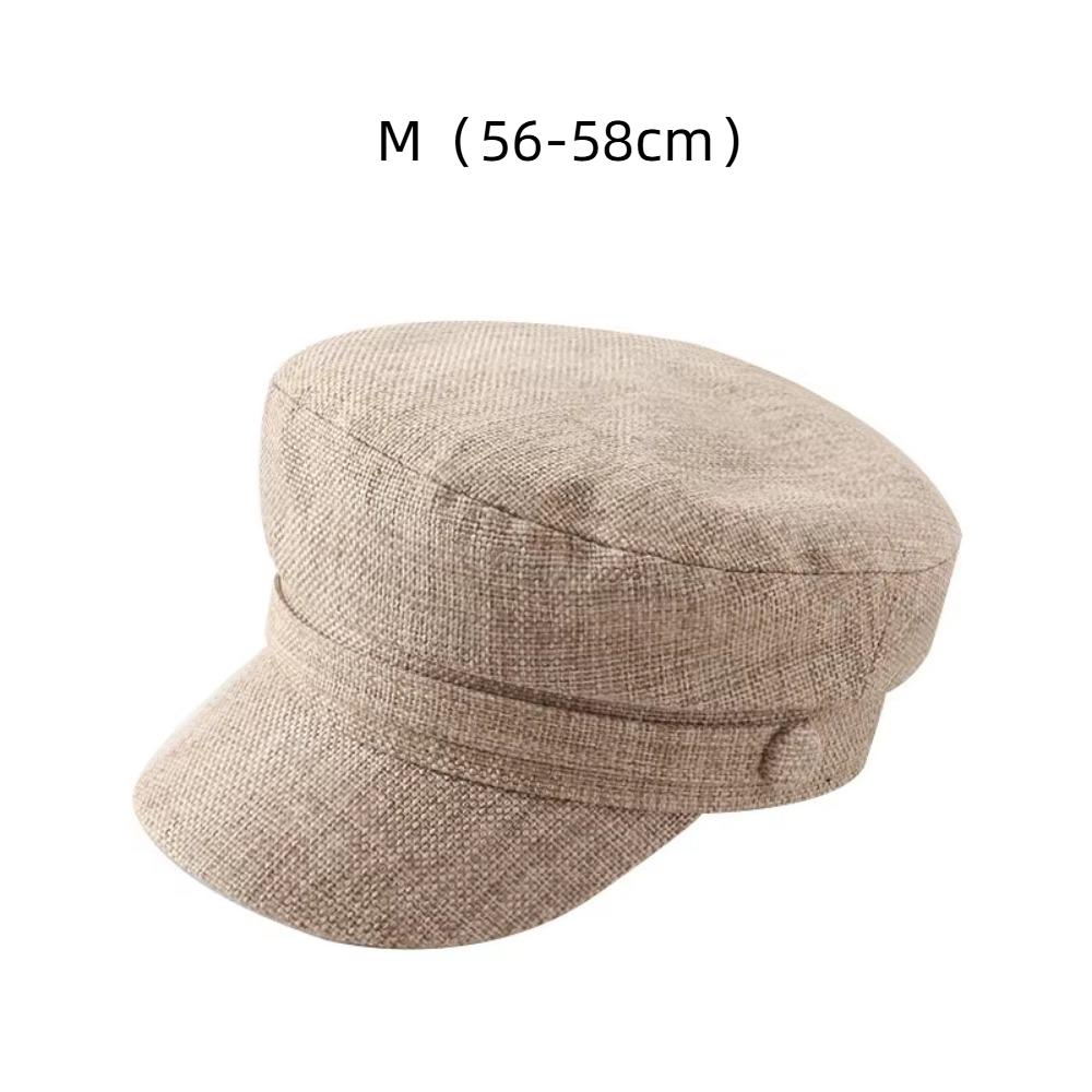 Breathable Sailor Hats Adjustable Flat Top Captain Cap Fashion Women Beret Caps Spring Autumn