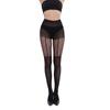 Halloween 2024 Black & White Rose Cross One-Piece Pantyhose - European & American Style