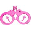 Metal toy handcuffs Police handcuffs Children's toy handcuffs(Black)