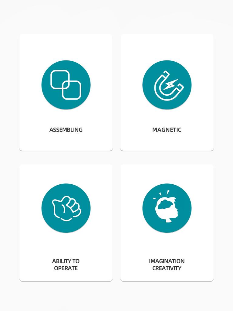 Слайд-шар магнитные детали строительные блоки интеллект собранный мальчик игрушка подарок