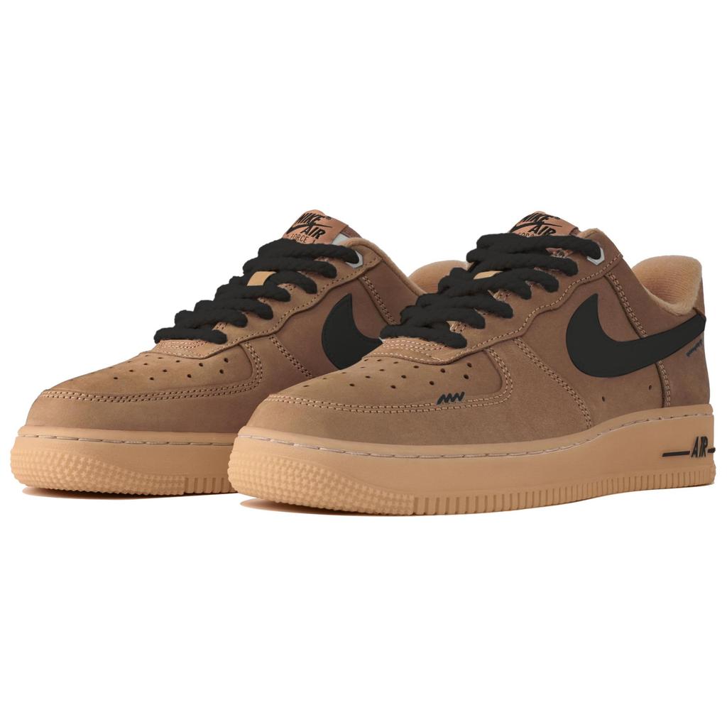 Nike Air Force 1 Нескользящие Износостойкие Нескользящие Износостойкие Низкие Скейтбордические Кроссовки Унисекс CJ9179-200(Team113-S-BOX)