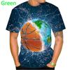 Новая модная баскетбольная футболка с 3D-принтом, персонализированные игры с мячом, мужская/женская толстовка Harajuku, повседневные топы в стиле хип-хоп