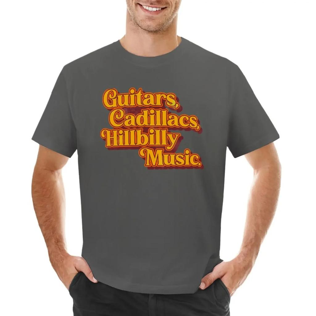 Guitars Lyrics Dwight Yoakam Tribute T-shirt graphics oversizeds blacks quick drying t shirt