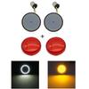 Bullet Turn Signal Indicator Light Lamp 1156 1157 LED Inserts Light for Motorcycle Harley Touring Sportster Glide Dyna FLSTF CVO
