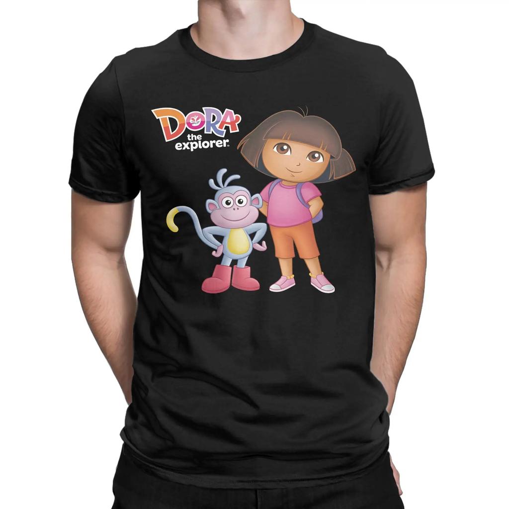 Ddoras The Explorers Unisexs T Shirt Fashion Tee Shirt Short Sleeve Round Collar Tshirt Pure Cotton Plus Size Tops