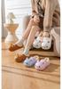 2025 Rilakkuma Cotton Slippers: Warm Winter Closed-Toe Little Bear Design for Girls