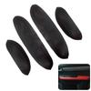 4Pcs/set Microfiber Leather Car Door Handle Armrest Panel Cover Trim For Suzuki Swift 2005 2006 2007 2008 2009 2010 2011