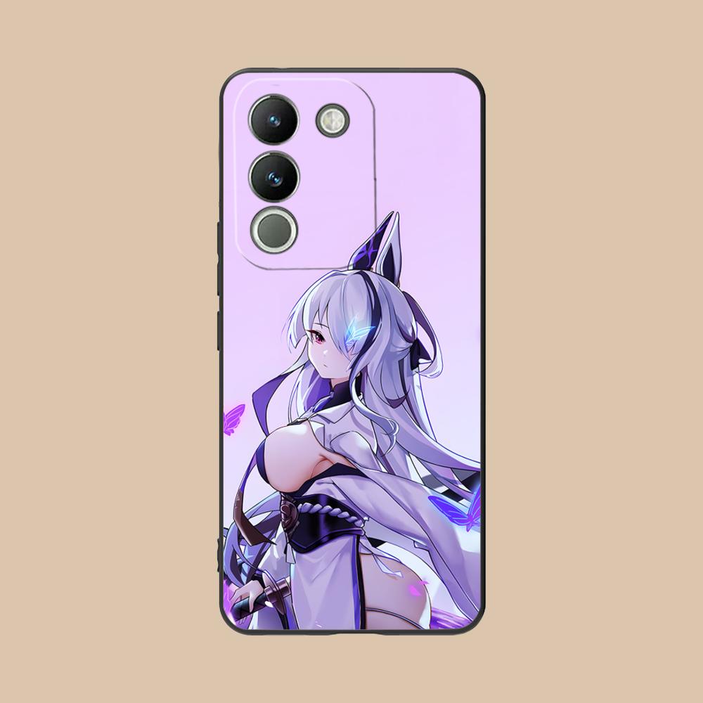 Матовый ТПУ чехол для мобильного телефона Azur Lane Unzen для VIVO V60 V50 V40 V30 V29 V27 V25 V23 Pro Lite 5G Цветная печать