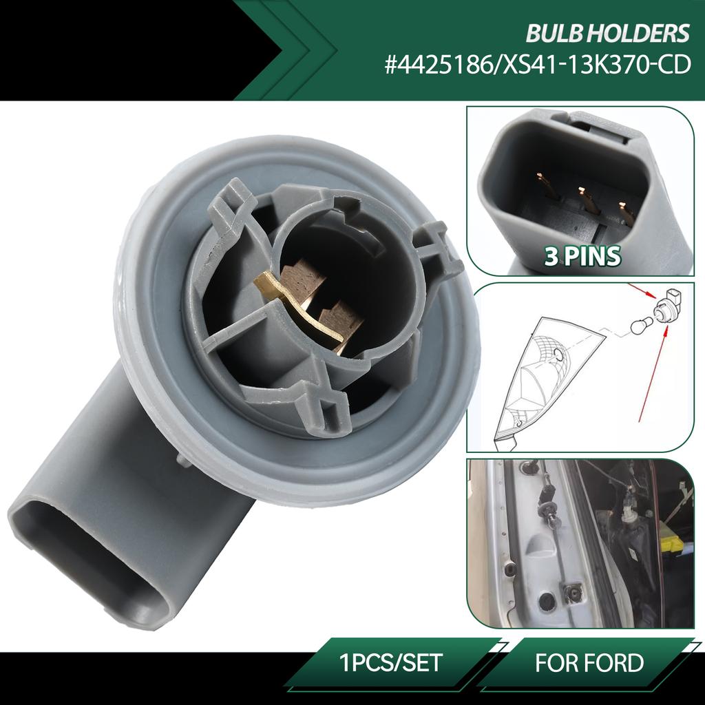 Задний стоп-сигнал автомобиля, цоколь держателя лампы для Ford Focus MK1 MK2 1998-2008 4425186 XS41-13K370-CD XS4113K370CD