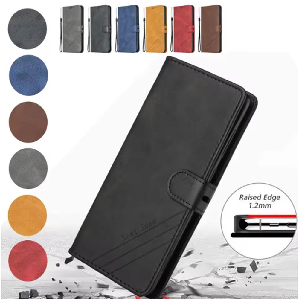 Leather Flip Case on For Coque Xiaomi Redmi Note 15 13 14 Pro 4G 5G Plus Magnetic Case Stand Wallet Cover Capa For Redmi Note 15