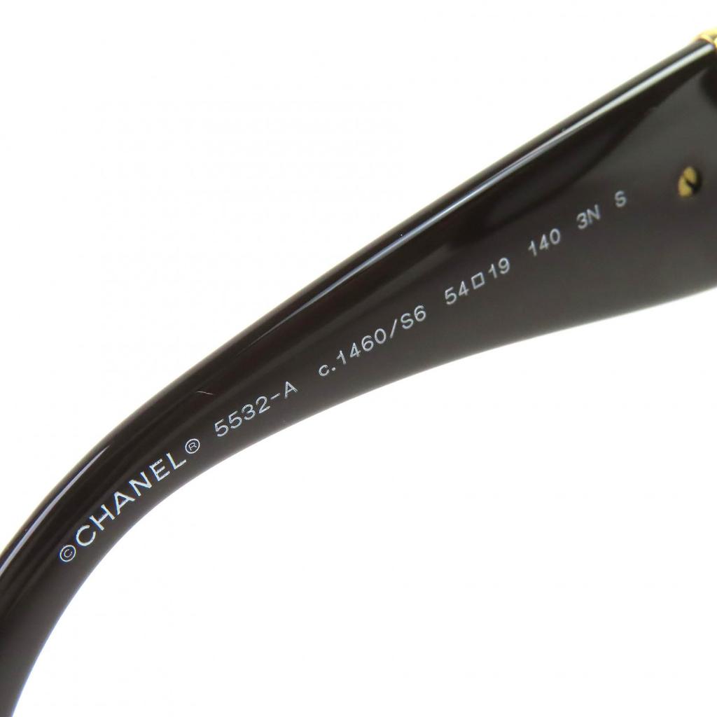 Отличные очки CHANEL COCO Mark квадратной формы, солнцезащитные очки, текущая модель, черные 5532-A, б/у