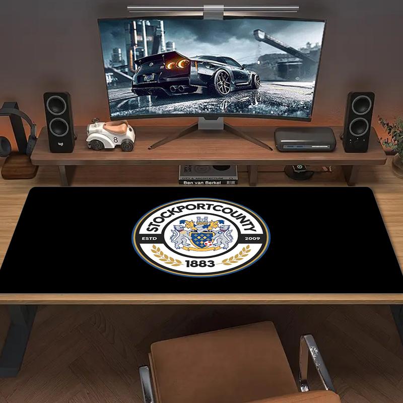 Stockport County Football Club Mouse Pad Large Gaming Table Cushion Nonslip Laptop Tablet Big Mousepad Xxl Mat Mini Pc Playmat With Lock Edge
