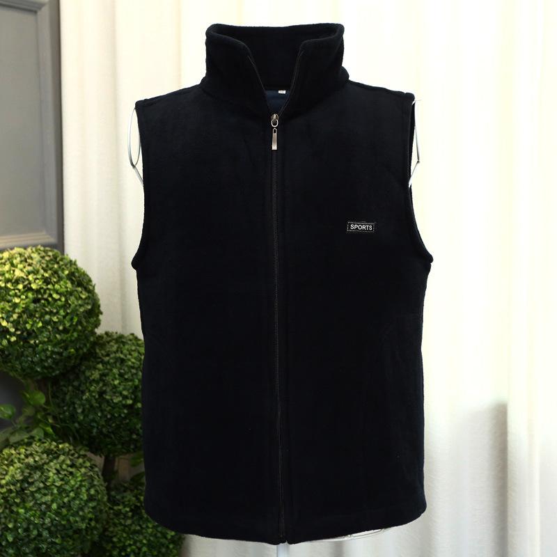 Plus Size Autumn Women Polar Fleece Fabric Vest Large Sleeveless Jacket Fashion Zipper