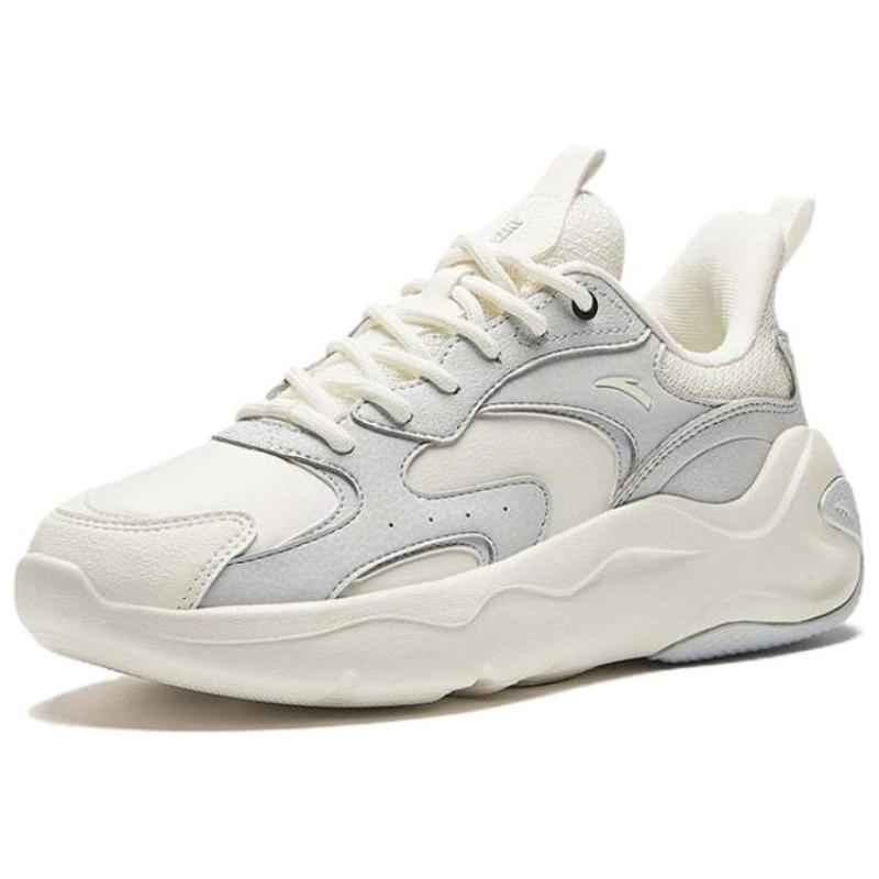 Anta Амортизирующие износостойкие низкие повседневные кроссовки женские белые синие 122418813-3