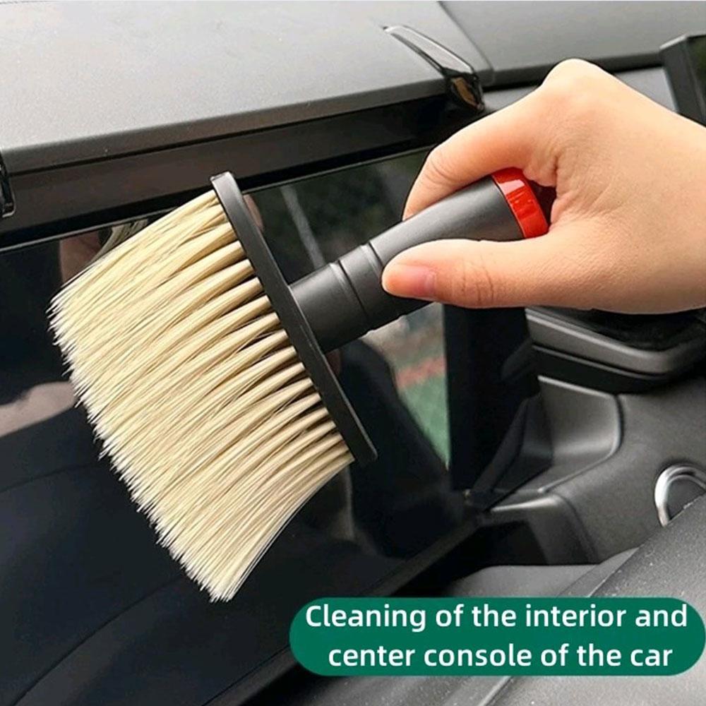 1 шт. Инструменты для детализированной чистки автомобиля Щетка для удаления пыли Щетка для удаления пыли с воздуховыпускного отверстия автомобильного кондиционера Щетка с мягкой щетиной Автоаксессуары