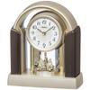 Clock Radio Table Clock Brown Metallic 281x250x126mm BY244G