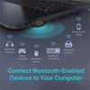 2 в 1 USB Bluetooth 5.0 Dongle адаптер приемник передатчик стерео беспроводной аудио адаптер USB 3,5 мм для настольных ПК наушники