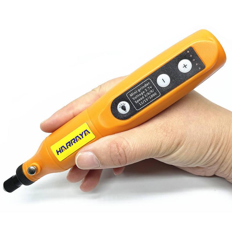 Mini 5-Speed Adjustable Rotary Grinding Machine Cordless DIY Power Tool for Nail Repair 208 Electric Grinder Polishing