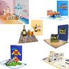 New For Dad Pop-Up 3D Stereo Greeting Card Handmade Gift Happy Fathers Day Card
