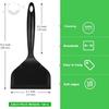 Wide Silicone Spatula Shovel Turner Nonstick Fried Shovel Fish Spatula Silicone Wide Flexible Turner for Nonstick Cookware Egg