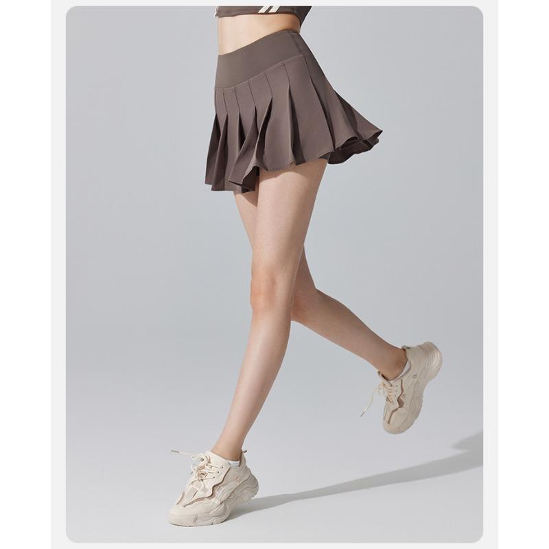 Женская узкая антибактериальная плиссированная юбка с высокой талией для бега, занятий фитнесом, йоги, тенниса, бадминтона, гольфа, короткая юбка