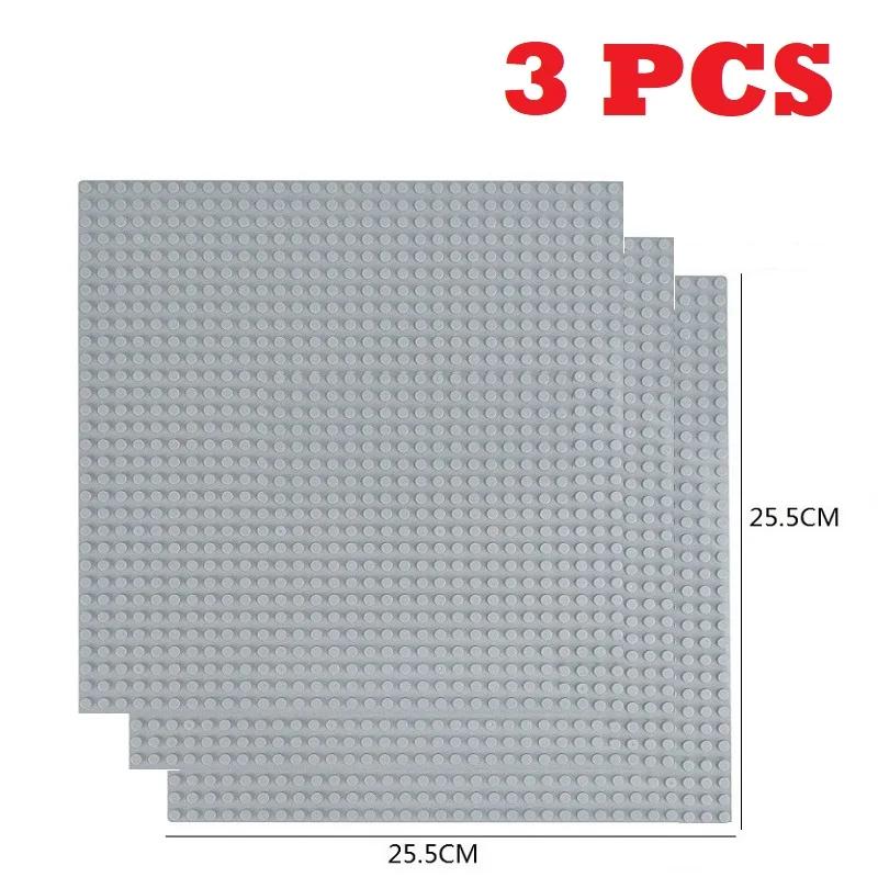 3 шт. Базовая пластина 32x32 32x16 точек Кирпичи СДЕЛАЙ САМ Малый размер Городские Дорожные блоки Базовая пластина Строительство Строительные игрушки Для детей