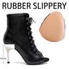 2024 Newest High Top Latin Dance Shoes For Outdoor Women Street Salsa Tango Boots Open Toes Ballroom Women'S Heels