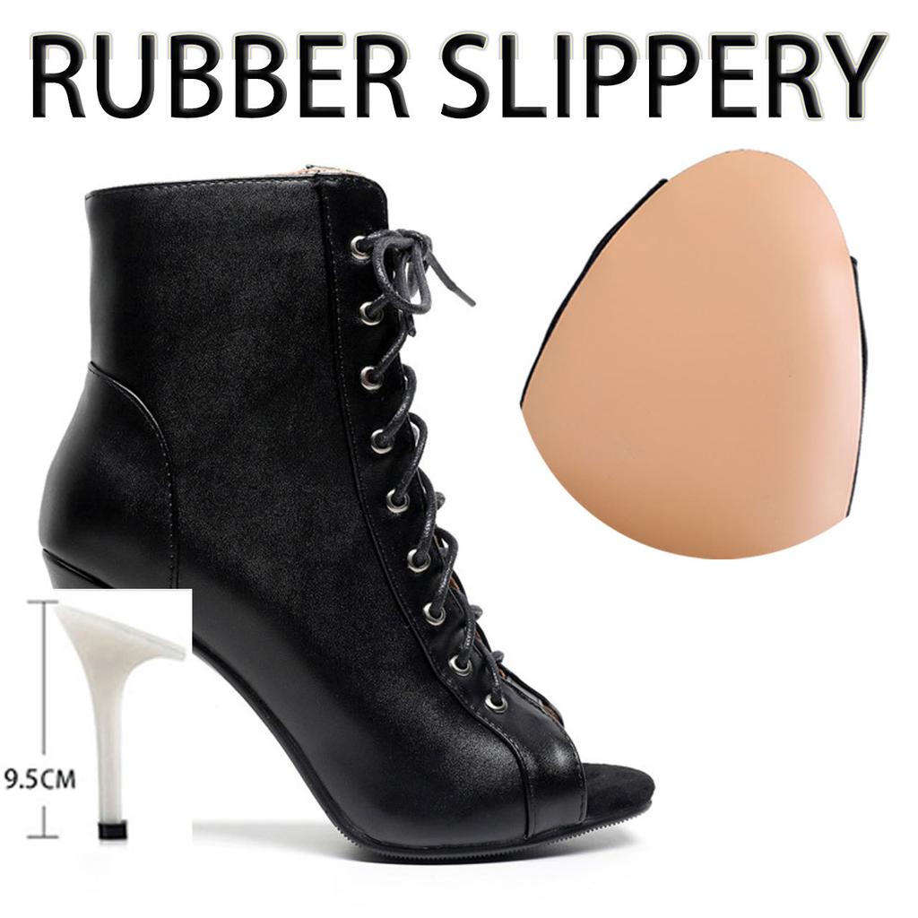 2024 Newest High Top Latin Dance Shoes For Outdoor Women Street Salsa Tango Boots Open Toes Ballroom Women'S Heels