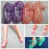 5pairs/lot Pink Purple Color Dolls Ballet Shoes Toe Shoes For Barbie Doll Accessorises Gifts for Kids Girl Gift