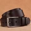 Zinc Zinc Alloy PU Leather Belt Retro Jeans Waistband Adjustable Men Wide Belt Gifts